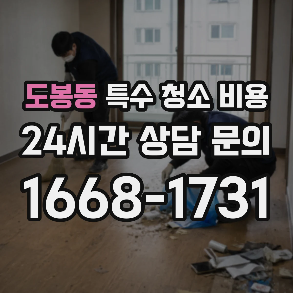 도봉동 특수 청소 비용