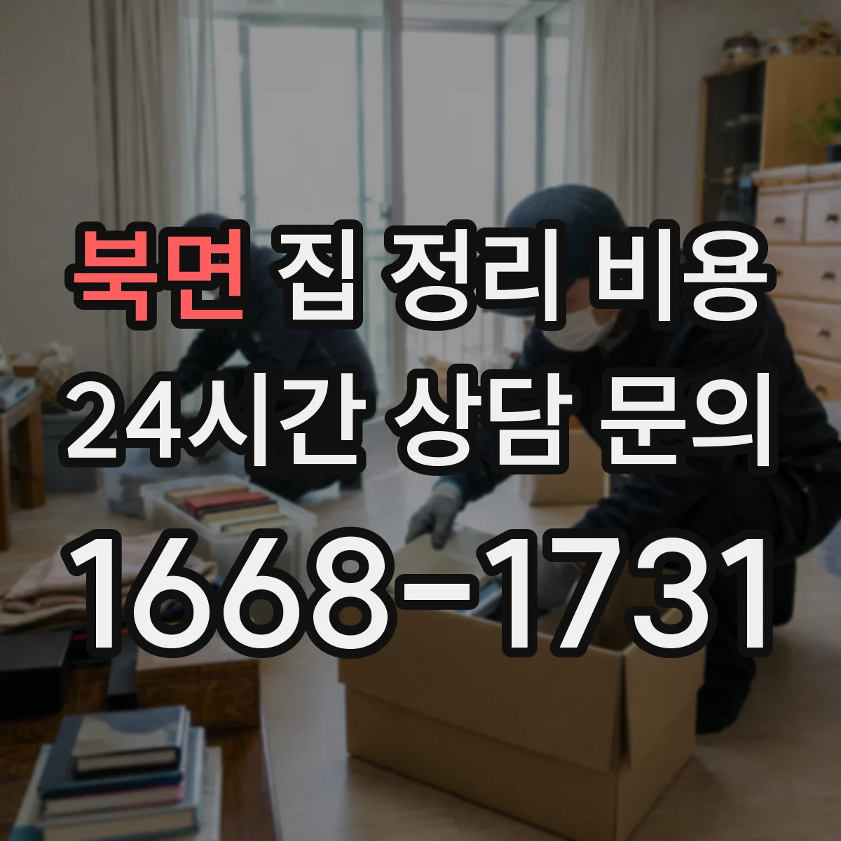 북면 집 정리 비용