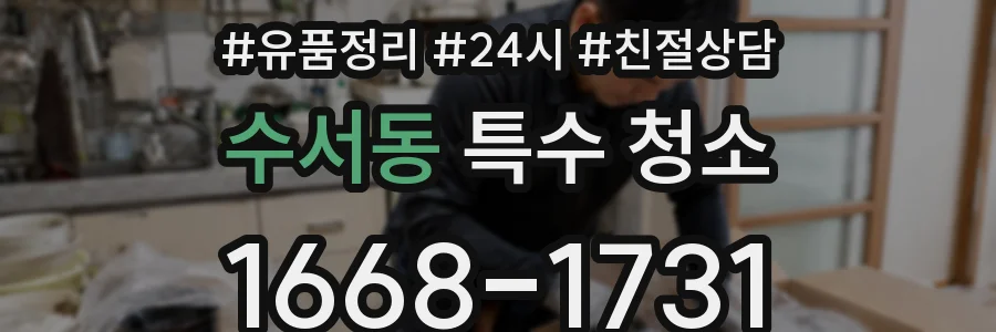 수서동 특수 청소