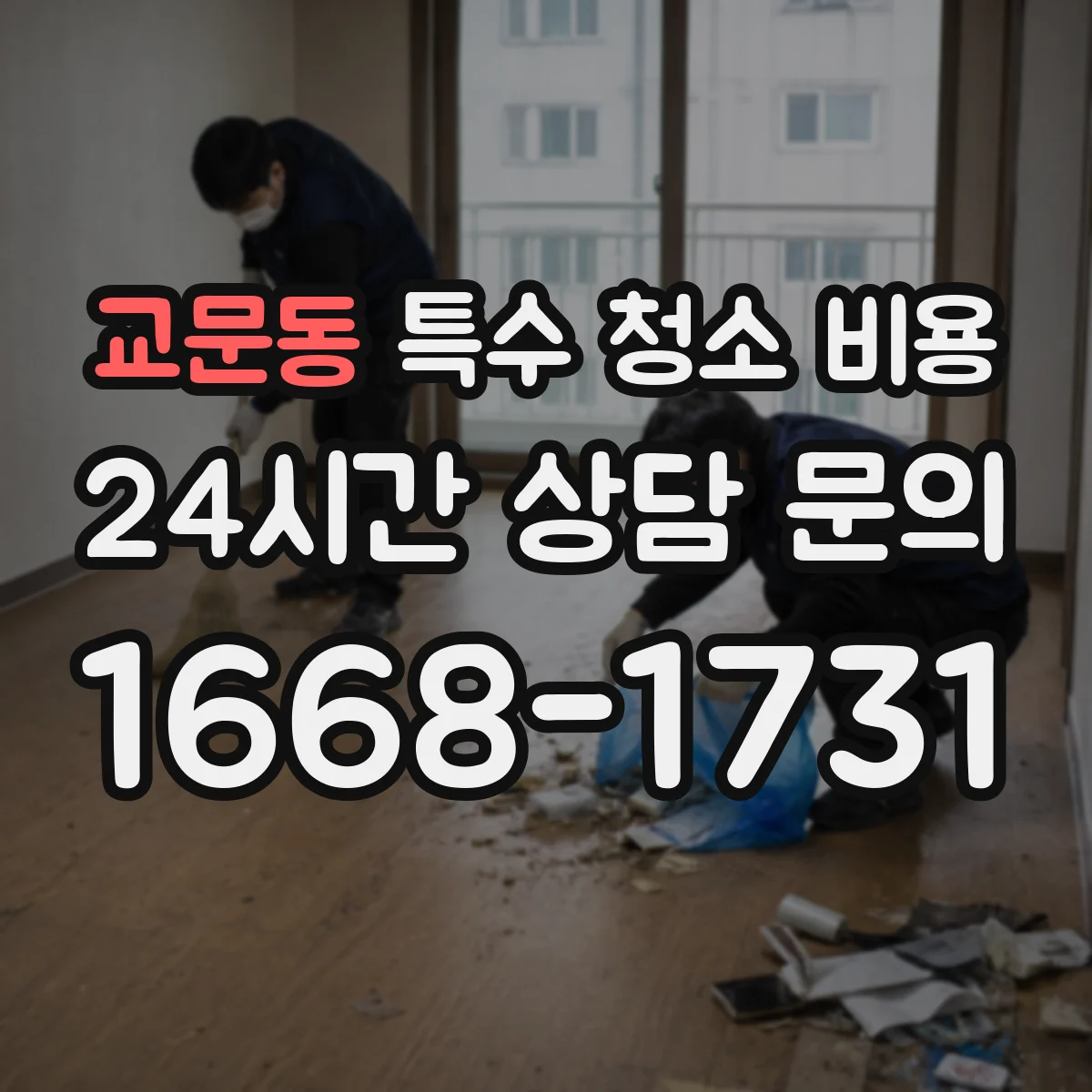 교문동 특수 청소 비용