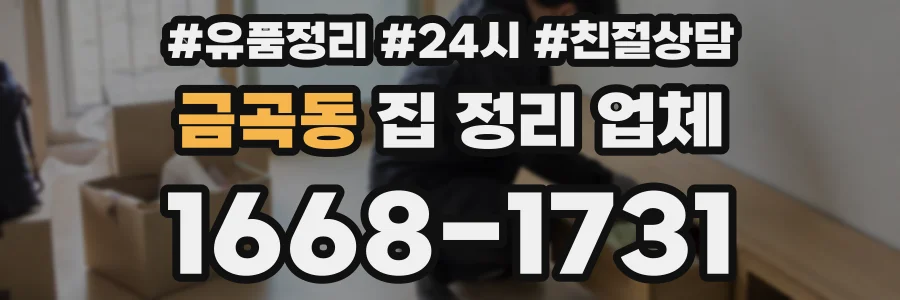 금곡동 집 정리 업체