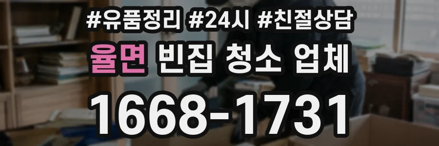 율면 빈집 청소 업체