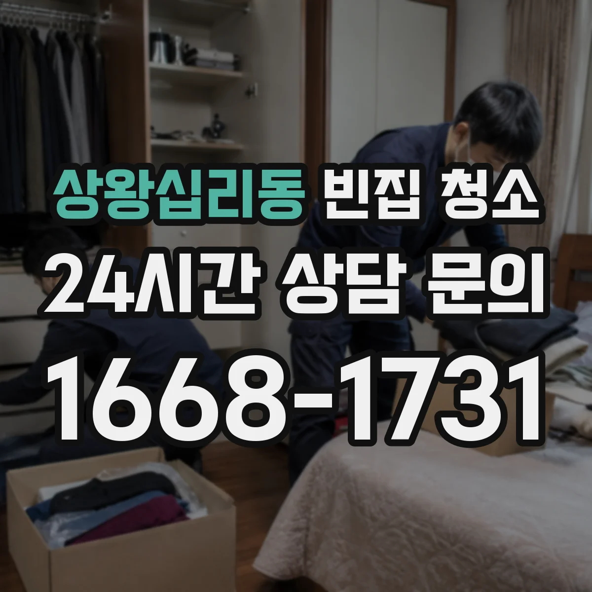 상왕십리동 빈집 청소
