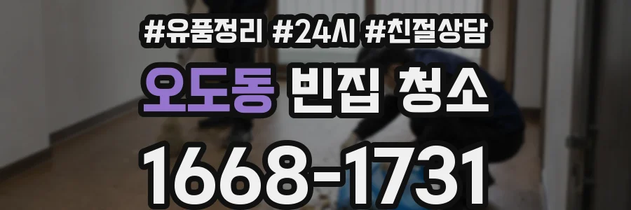 오도동 빈집 청소