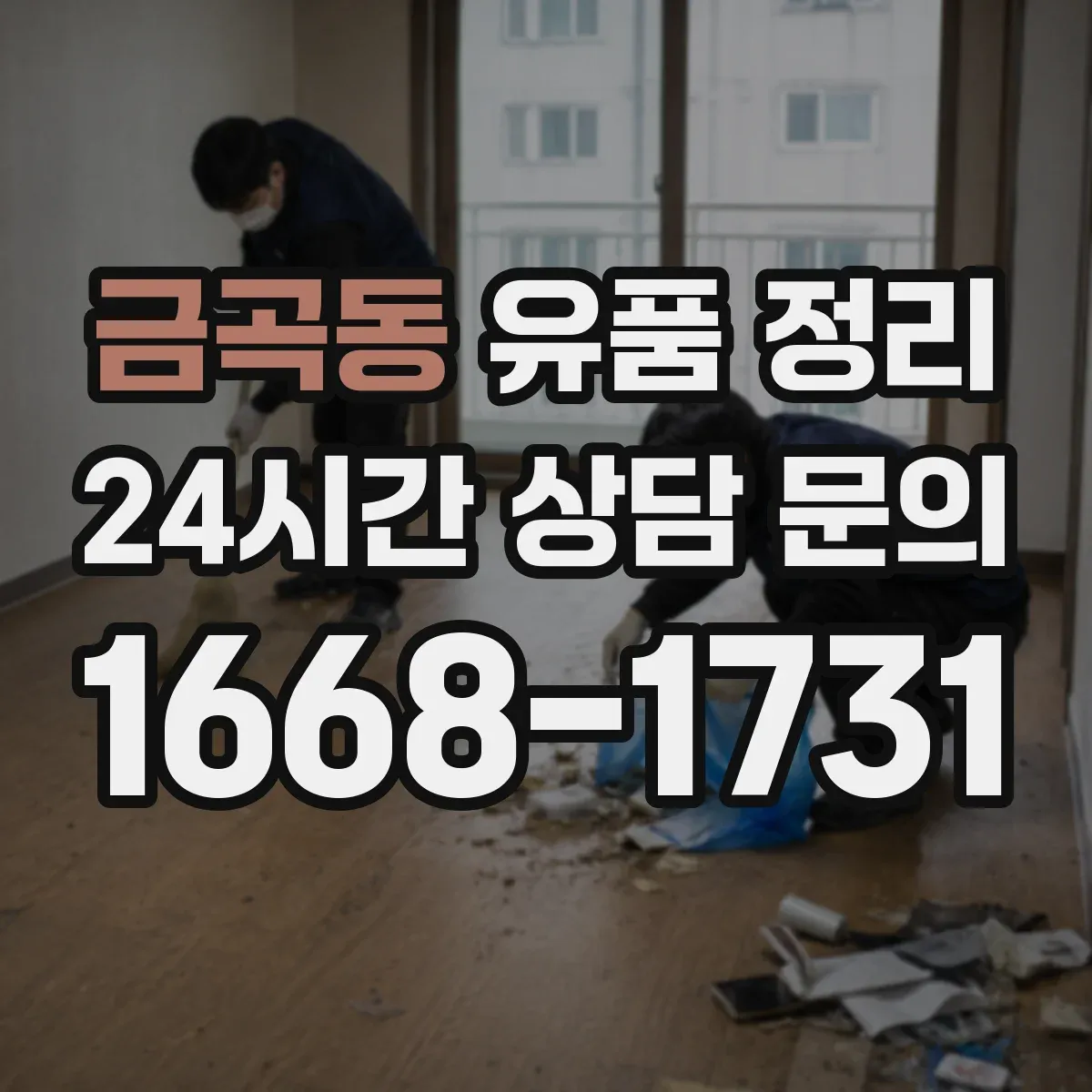 금곡동 유품 정리
