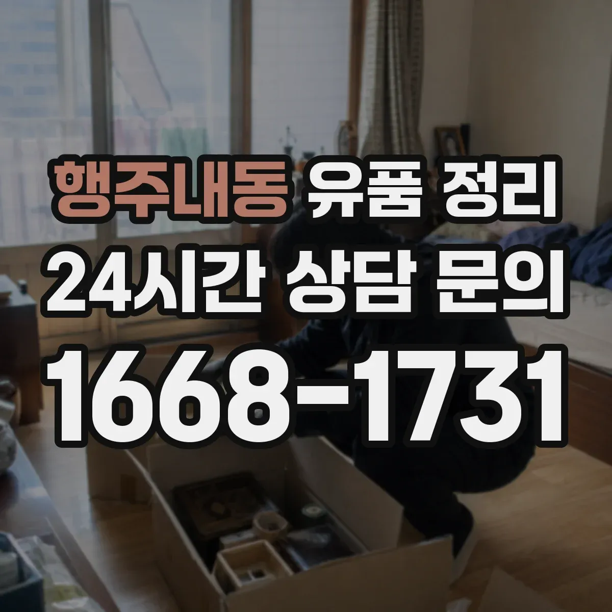 행주내동 유품 정리 사진 자료 훼손 줄이는 포장 방법