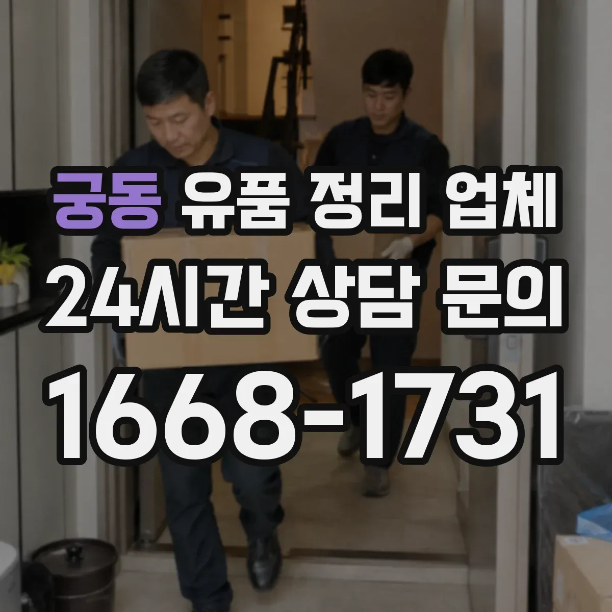 궁동 유품 정리 업체 물품 종류별 포장 순서와 주의사항