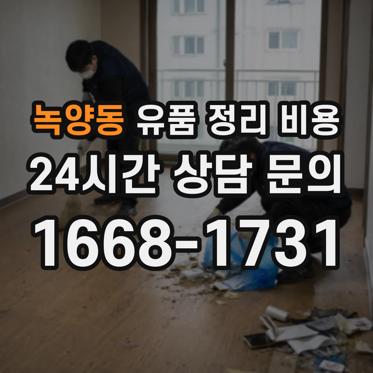 녹양동 유품 정리 비용 유품 정리와 감정 동시 진행 비용