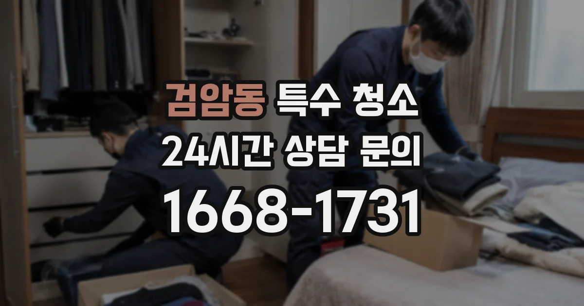 검암동 특수 청소