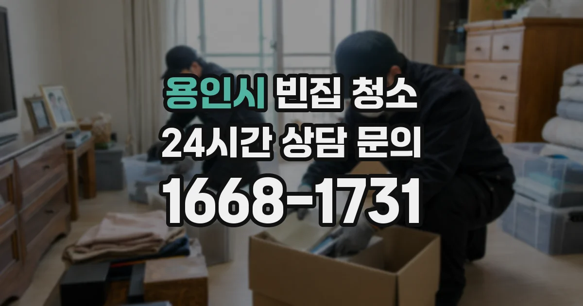 용인시 빈집 청소