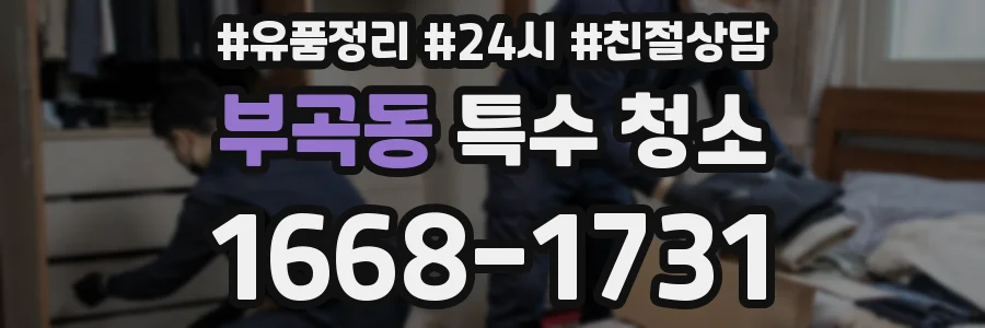 부곡동 특수 청소