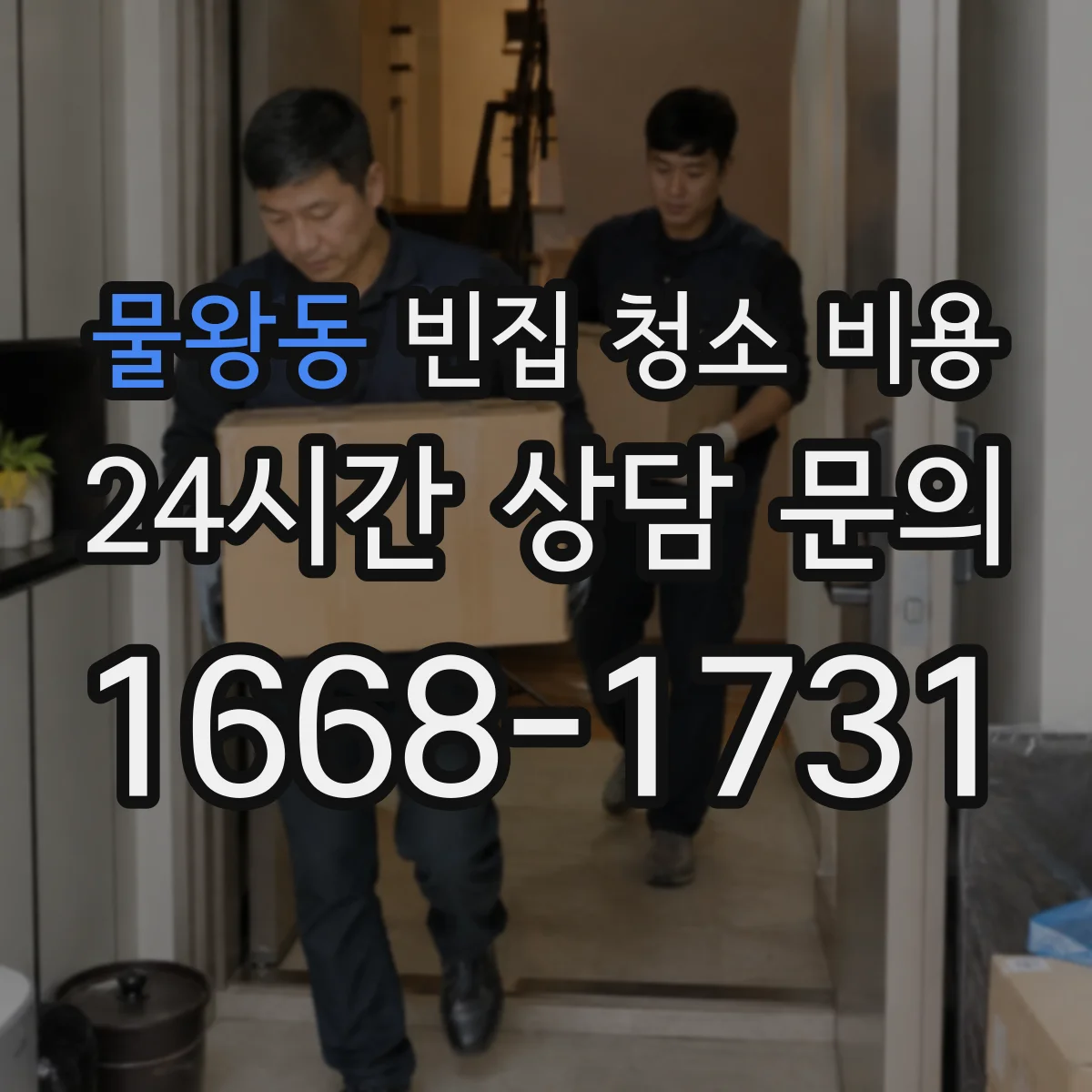 물왕동 빈집 청소 비용