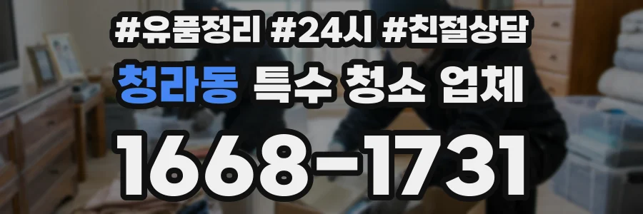 청라동 특수 청소 업체