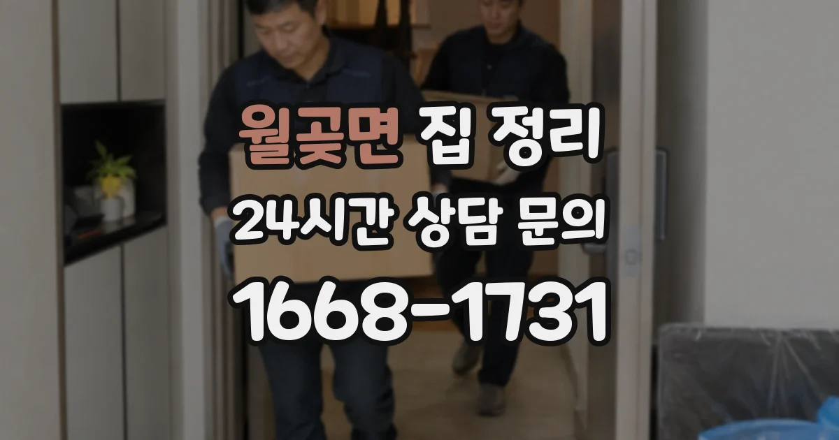 월곶면 집 정리
