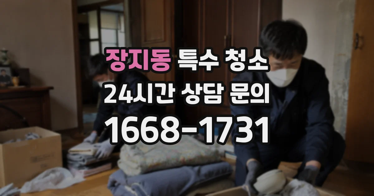 장지동 특수 청소