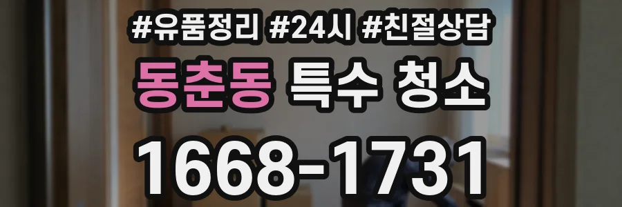 동춘동 특수 청소