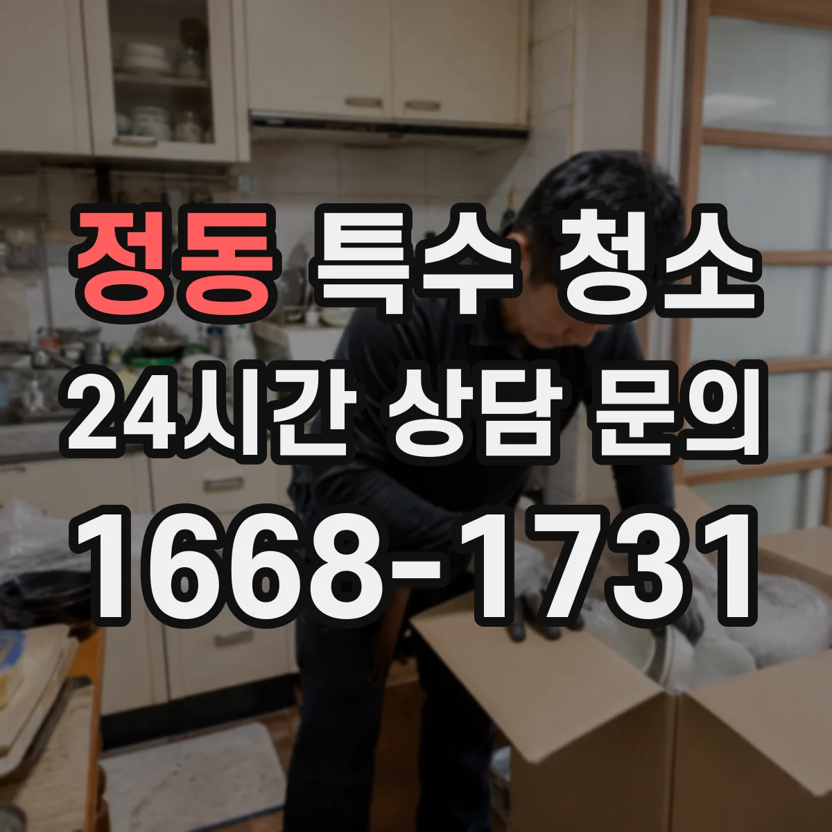 정동 특수 청소