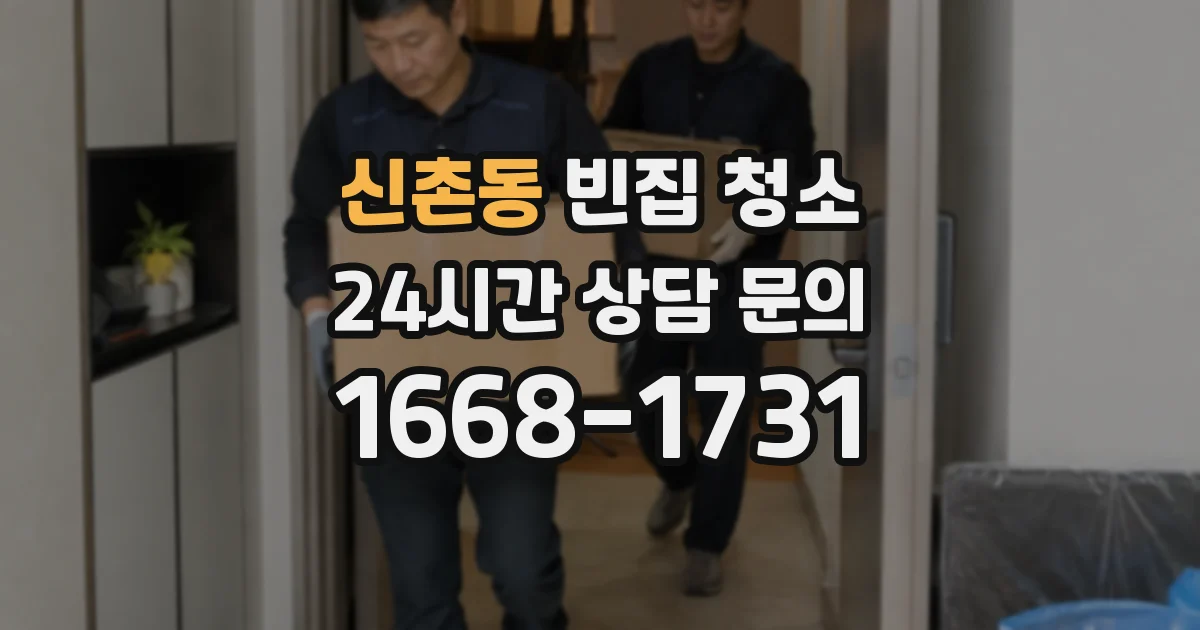 신촌동 빈집 청소