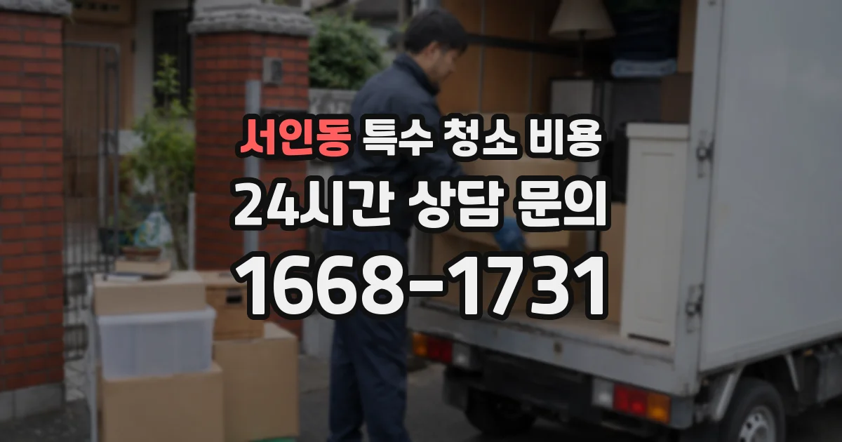 서인동 특수 청소 비용
