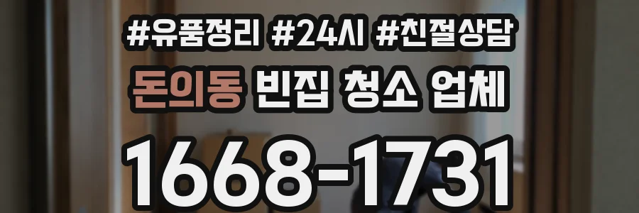 돈의동 빈집 청소 업체