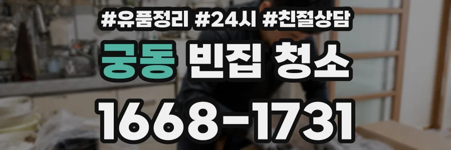 궁동 빈집 청소