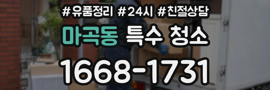 마곡동 특수 청소