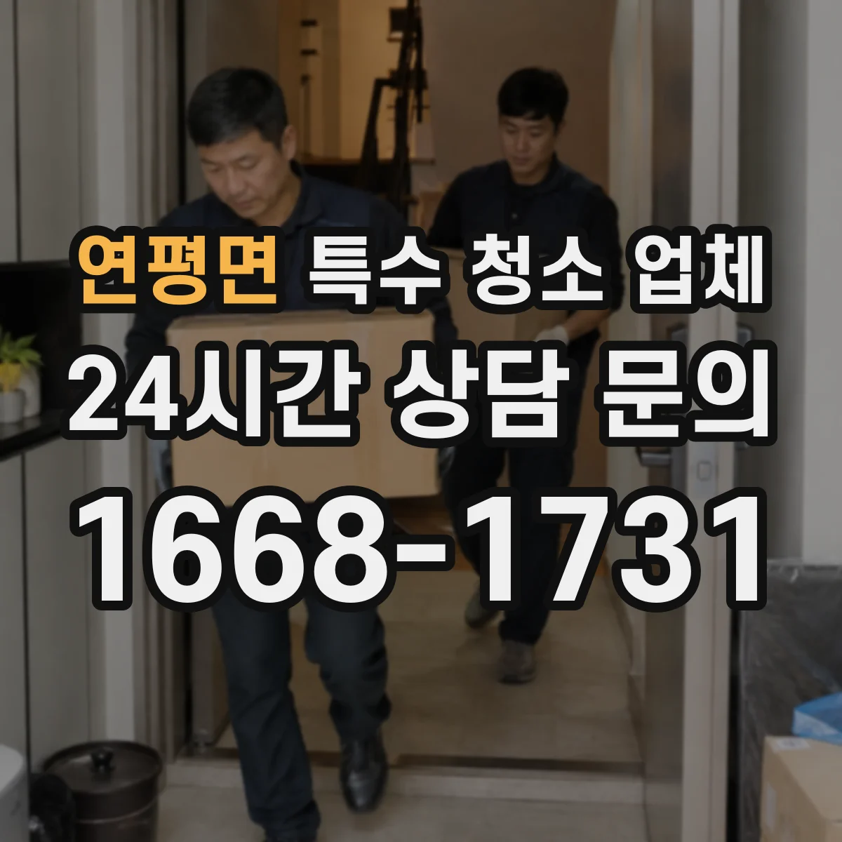 연평면 특수 청소 업체