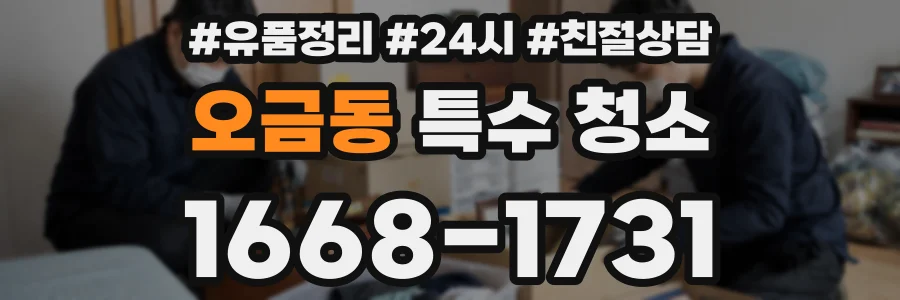 오금동 특수 청소