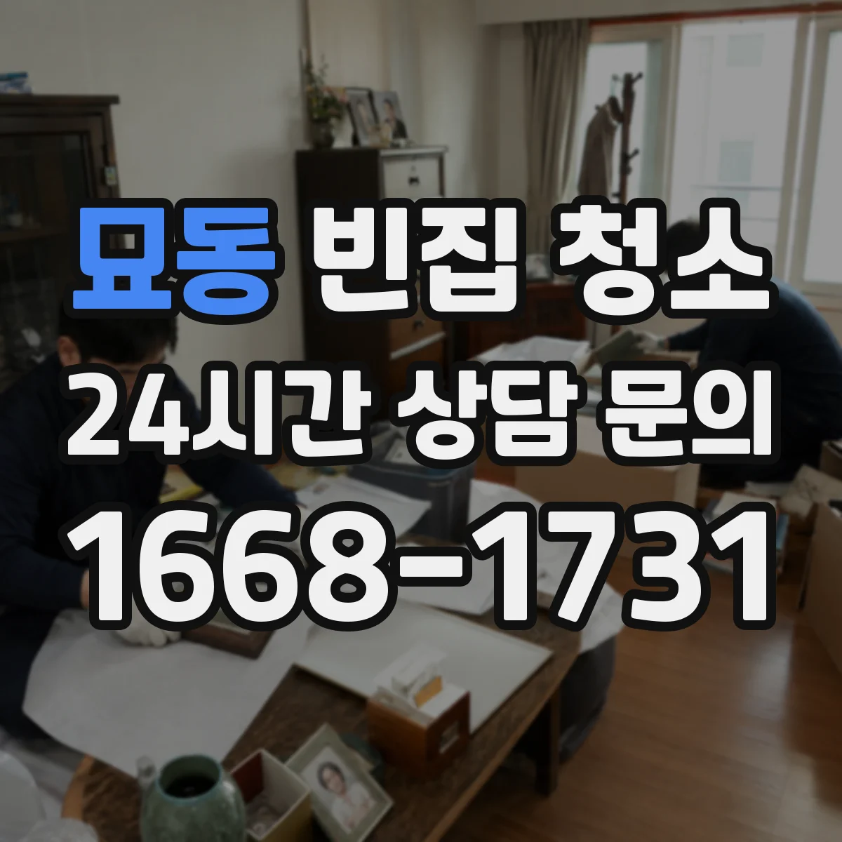 묘동 빈집 청소