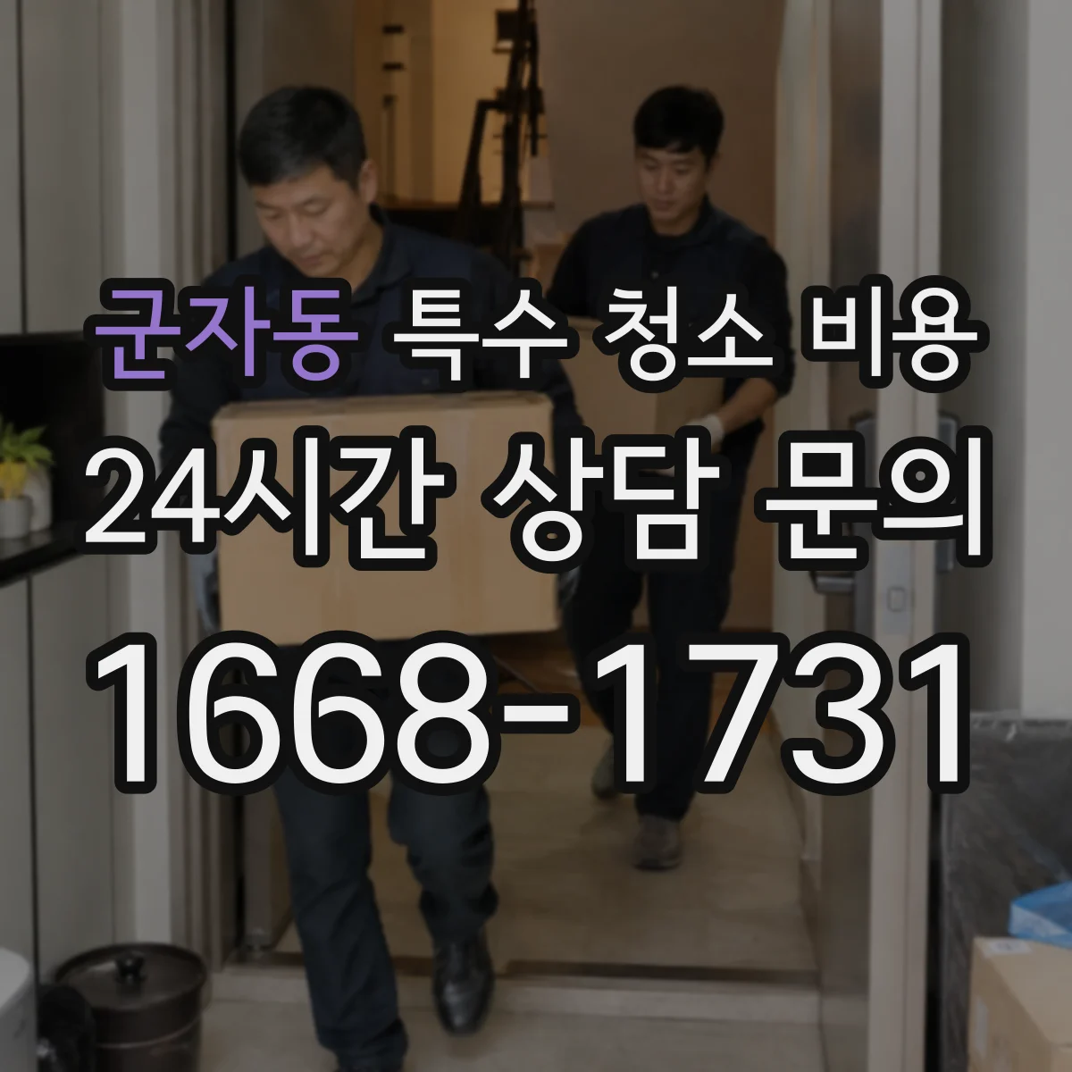 군자동 특수 청소 비용
