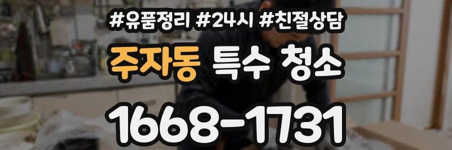 주자동 특수 청소