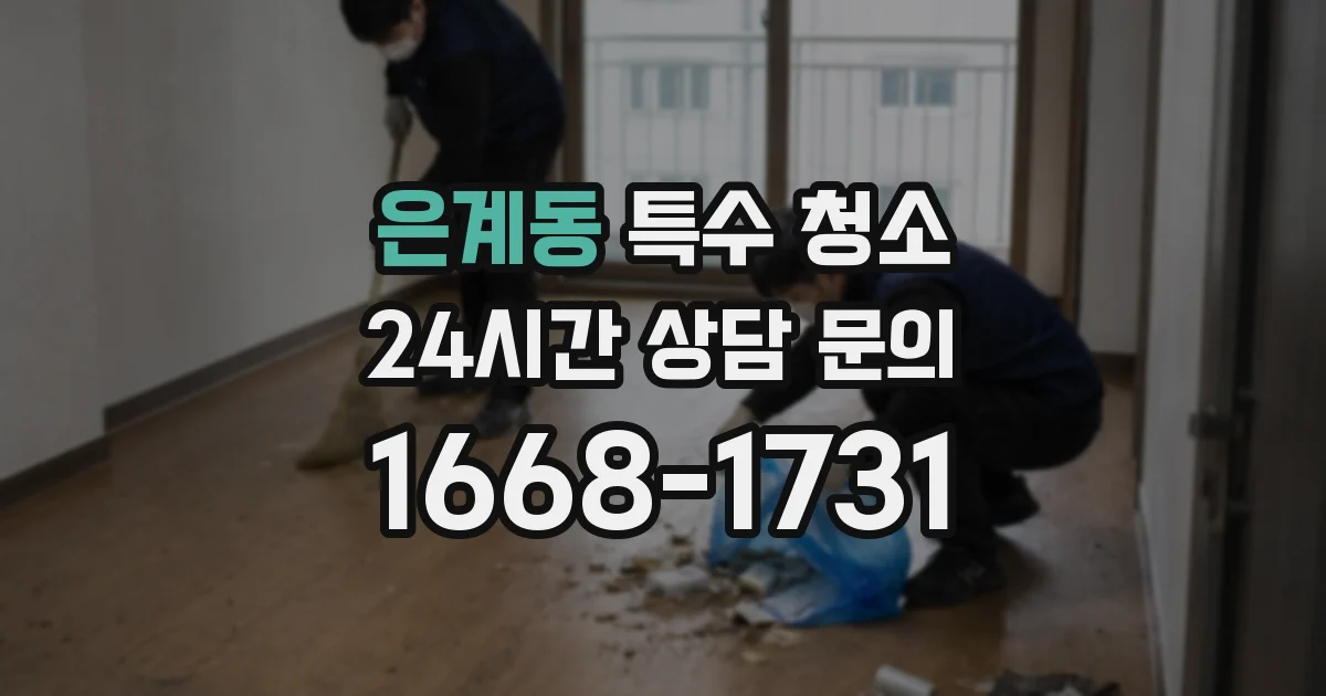 은계동 특수 청소