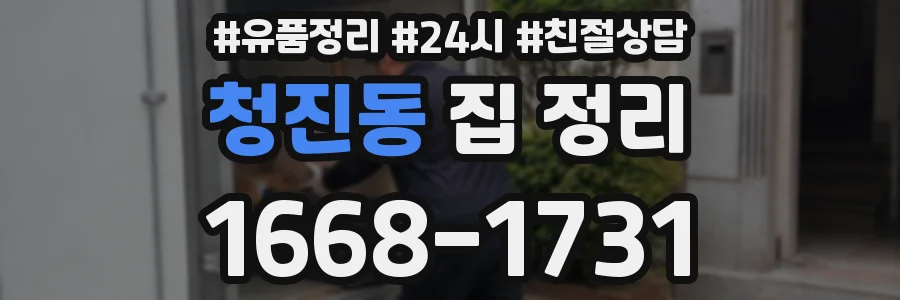 청진동 집 정리