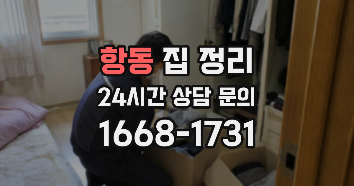 항동 집 정리