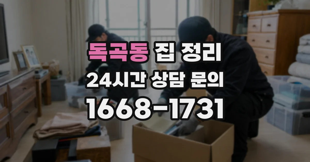 독곡동 집 정리