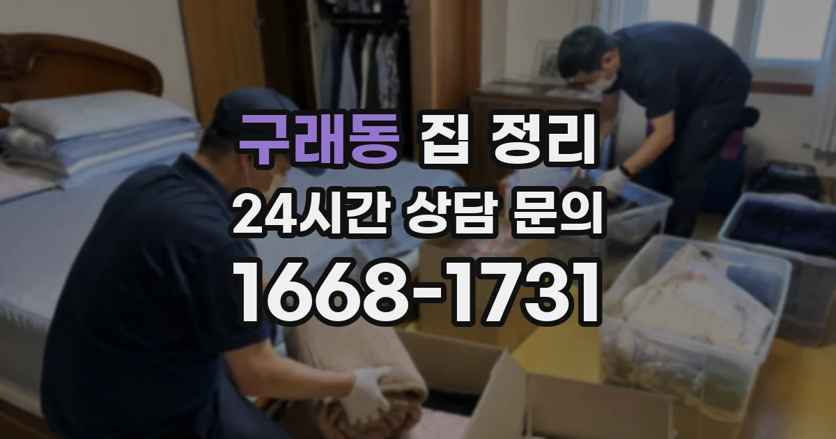 구래동 집 정리