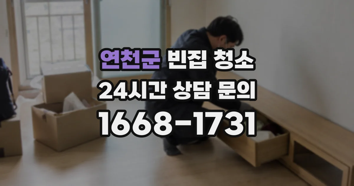 연천군 빈집 청소