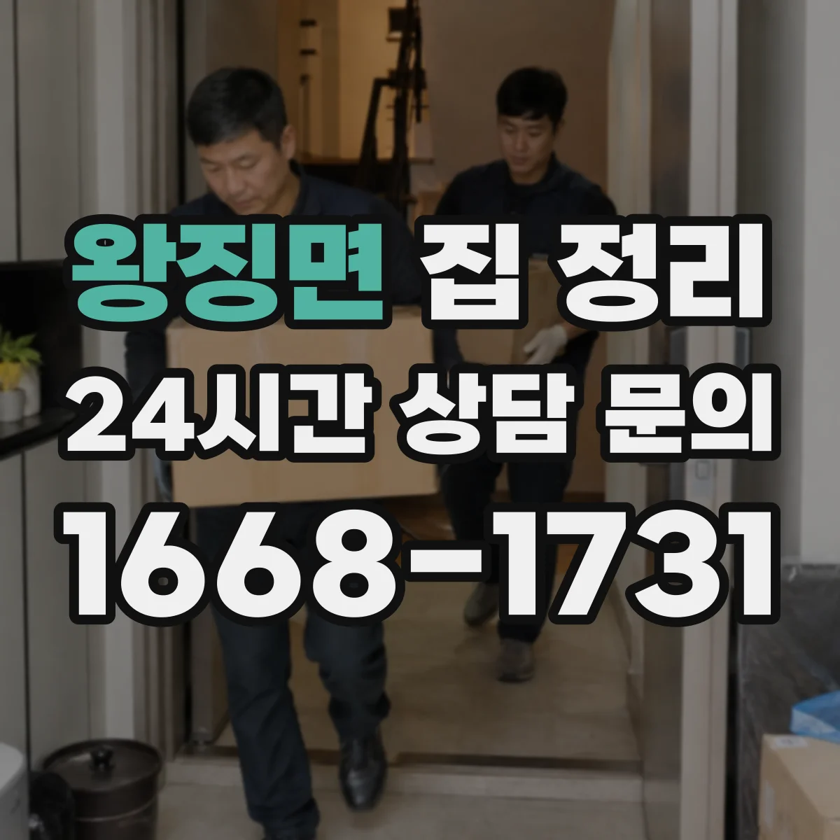 왕징면 집 정리