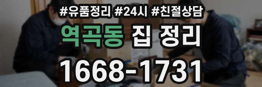 역곡동 집 정리
