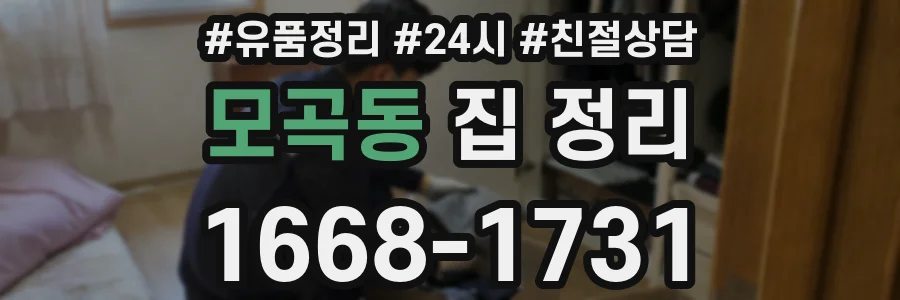 모곡동 집 정리