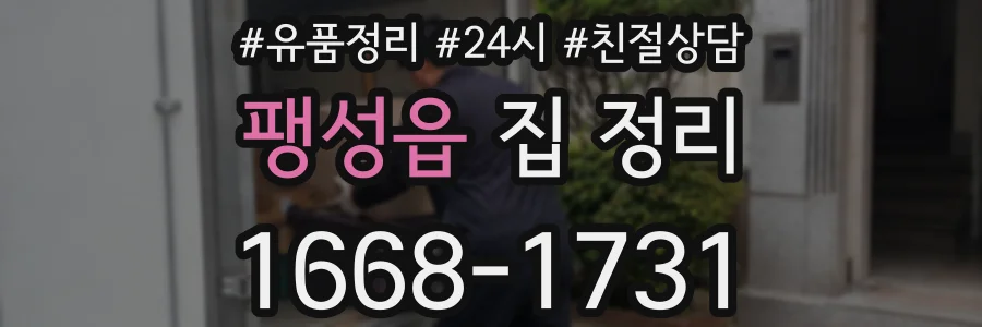 팽성읍 집 정리