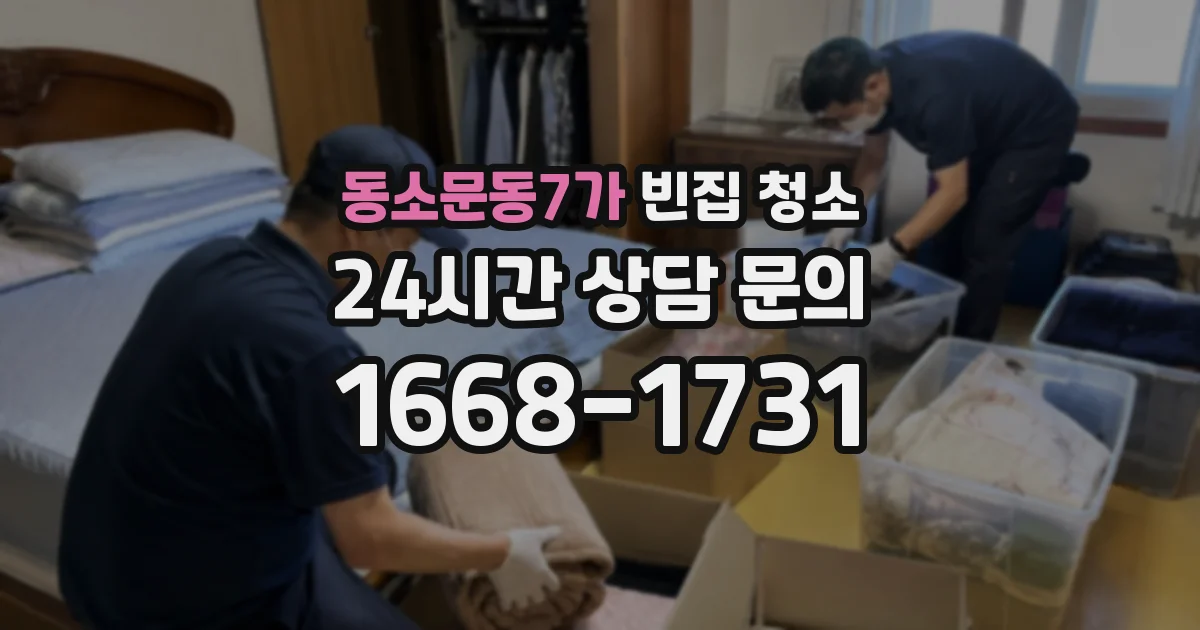 동소문동7가 빈집 청소