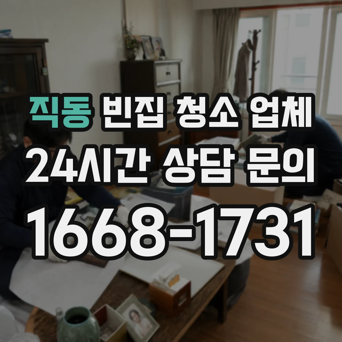 직동 빈집 청소 업체