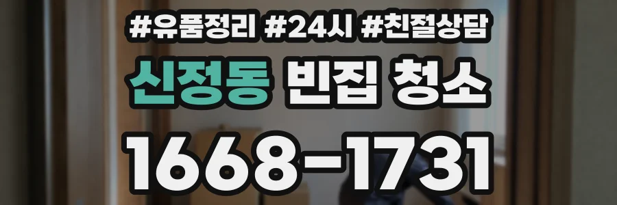 신정동 빈집 청소