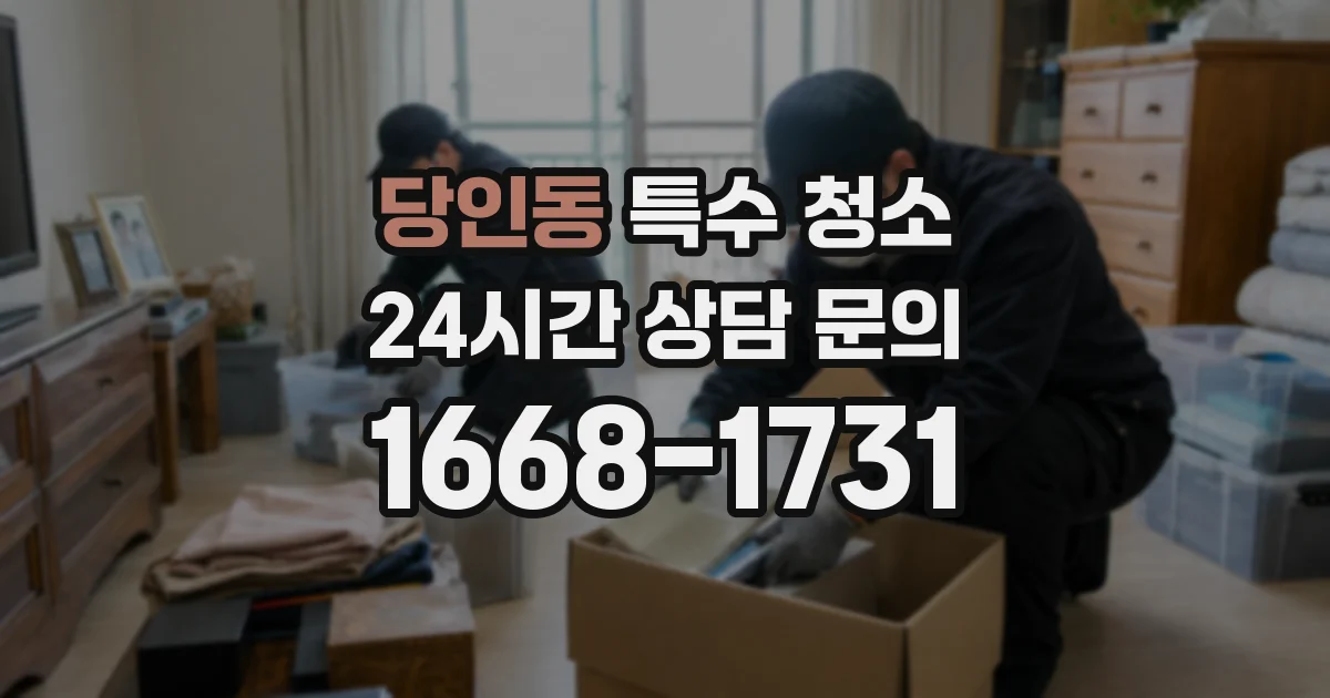 당인동 특수 청소