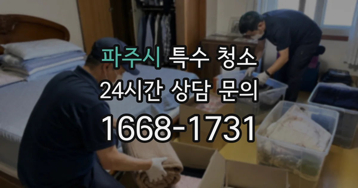 파주시 특수 청소