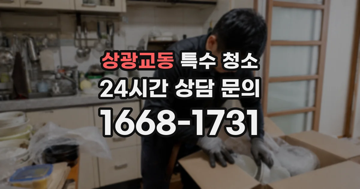 상광교동 특수 청소