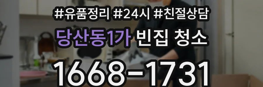 당산동1가 빈집 청소