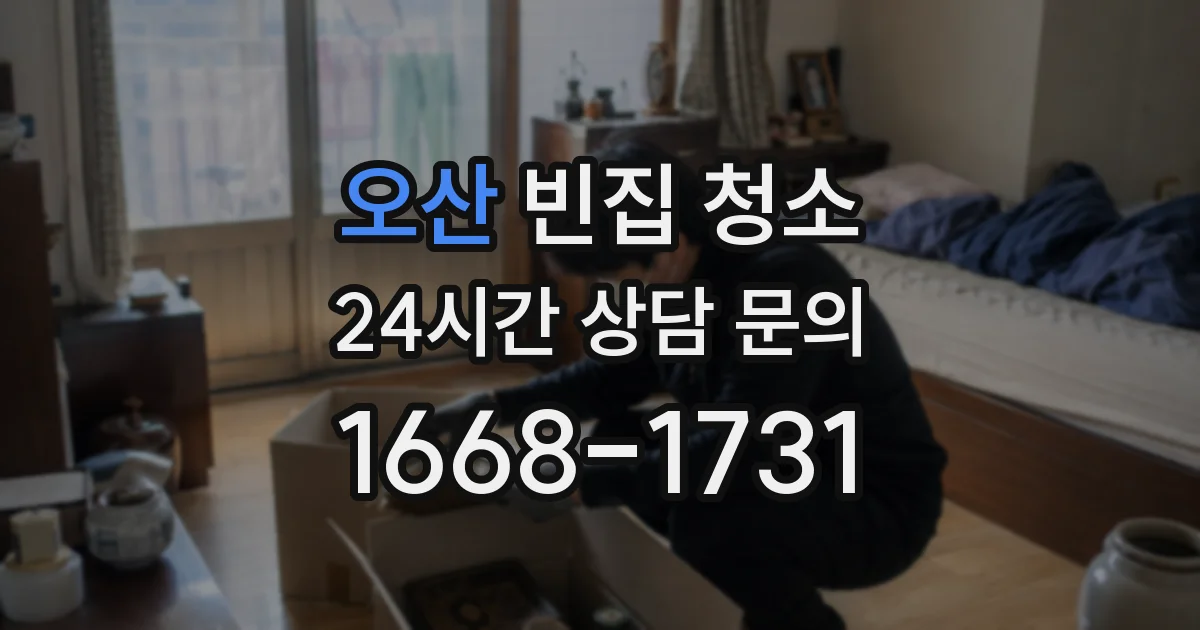 오산 빈집 청소
