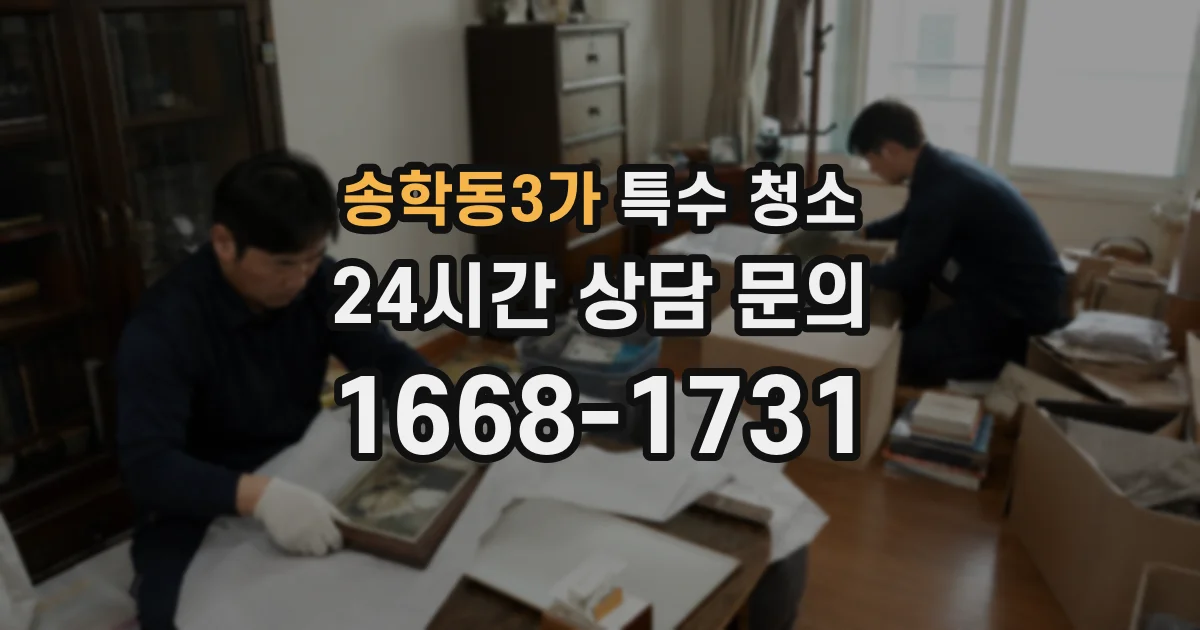 송학동3가 특수 청소